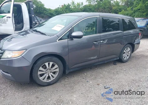 2015 Honda Odyssey Ex-L из США, поврежденный, VIN 5FNRL5H67FB119534
